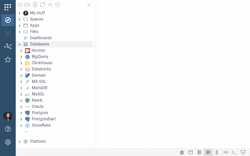 Browsing databases