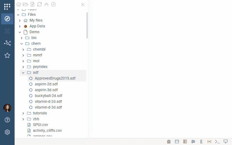Browsing files