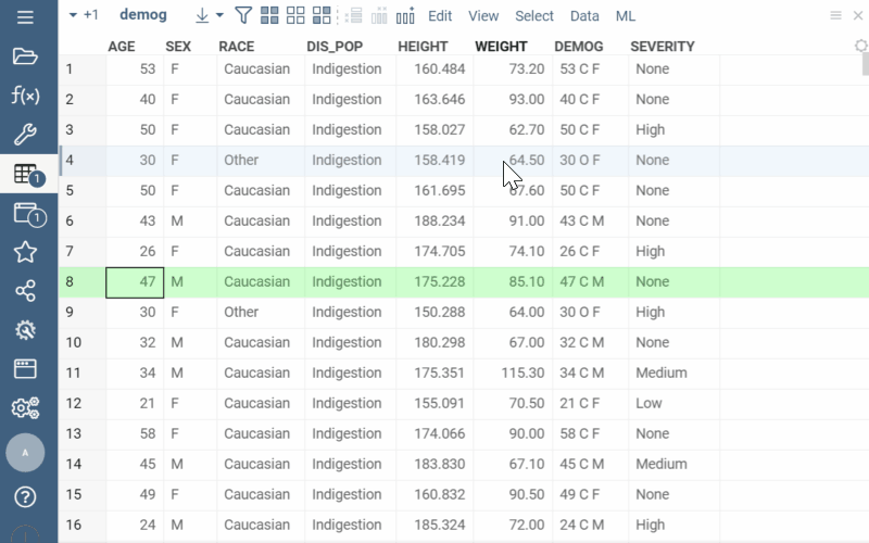 Adaptive number formatting