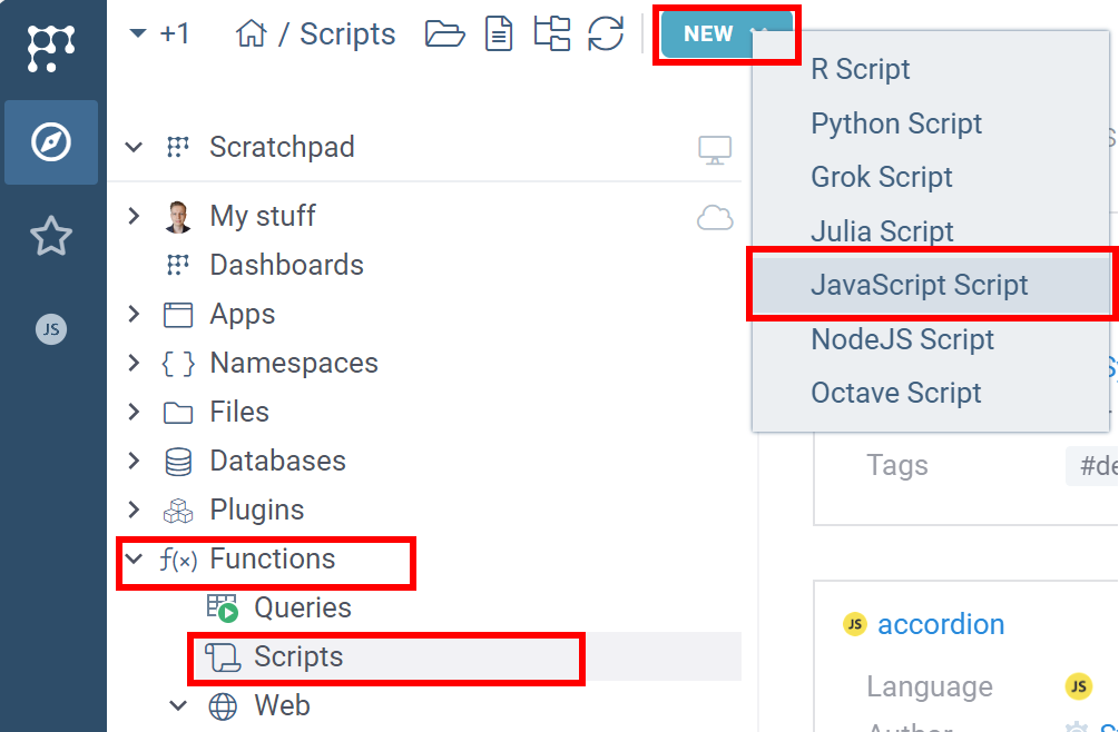 Create a script