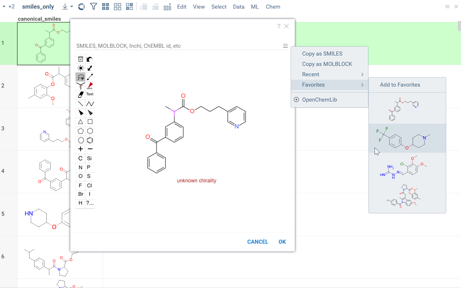Sketcher features